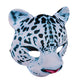 Abaodam Halloween Leopard Half Face Masquerade Masks Animal for Halloween Carnival Party Dress Up Costume Props