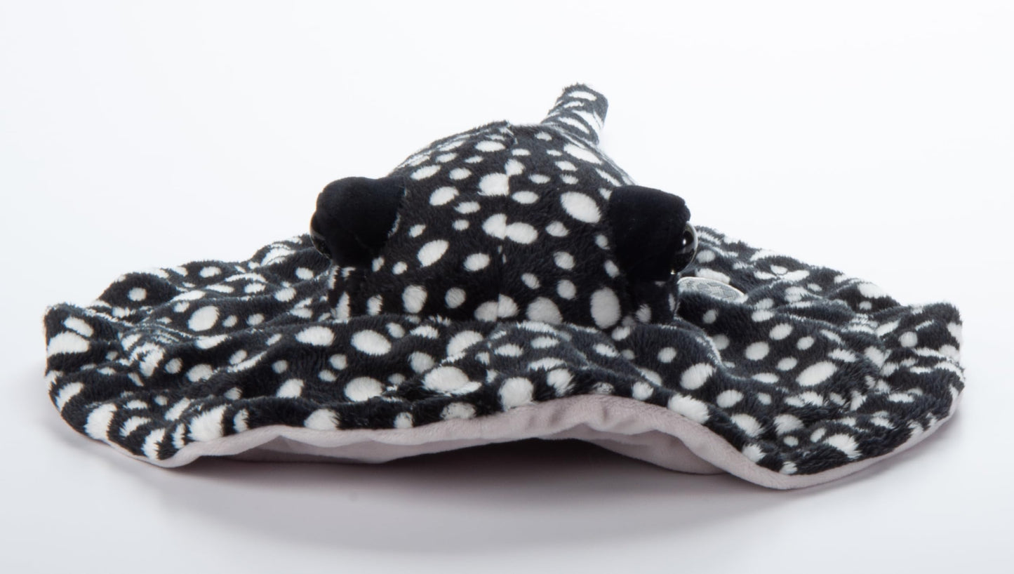 The Petting Zoo Stingray Plush Toy, 22" Black Stuffed Animal, Polyester, Model 317530, Perfect Gift for Kids