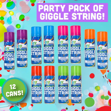 Sunny Days Entertainment Party Pack - 12 oz Stretchy Streamers, Non-Toxic, Multi-Color Celebration, Model 320292-AZSC