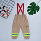 Toddler Firefighter Costume Boy: Baby Fireman Costume For Kids Halloween Costumes Cosplay Firefighter Outfit Pants Suspenders First 1St Birthday Cake Smash Fire Truck Photoshoot Khaki 18-24 Months