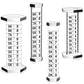 4 Pcs Flying Miniatures Combat Riser Acrylic Laser Cut Flight Stand 0 to 999 ft Height Platforms Fleet Movement Stands for Table