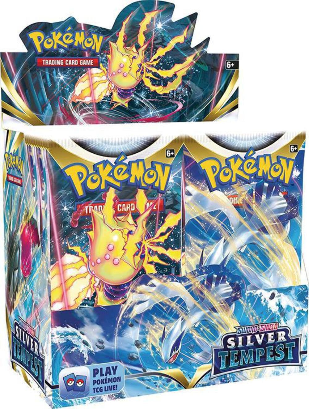Pokemon Sword & Shield Silver Tempest Booster Pack - Multicolor - Model 183-85091 - Cardstock Trading Cards