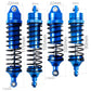 Hobbyfire All Metal Aluminum RC Shocks Absorber Damper Upgrades Parts for 1/10 Traxxas Slash 4X4 Rustler VXL 4X4 Stampede 4X4 Ho
