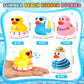 Honoson 48 Pcs Beach Rubber Duckies Mini Rubber Duck Bath Toys Float Funny Bathtub Squeaky Ducky For Pool Water Activity Birthda