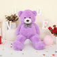 Morismos 39 Inch Giant Teddy Bear Stuffed Animals, Big Bear Plush Toy For Girlfriend Kids Christmas Valentine'S Day Birthday, Pu