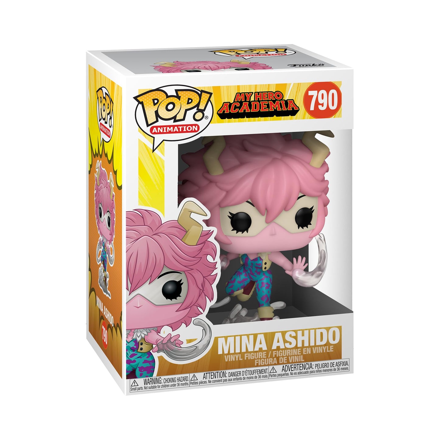 Funko Pop! Animation - My Hero Academia Mina Ashido, Vinyl, US One-Size, Multicolor, Model 48472