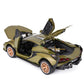 Sasbsc Lambo Toy Cars For Kids Sian Fkp37 Diecast Metal Model Car With Light And Sound Pull Back Toy Car For Boys Age 3 + Year O