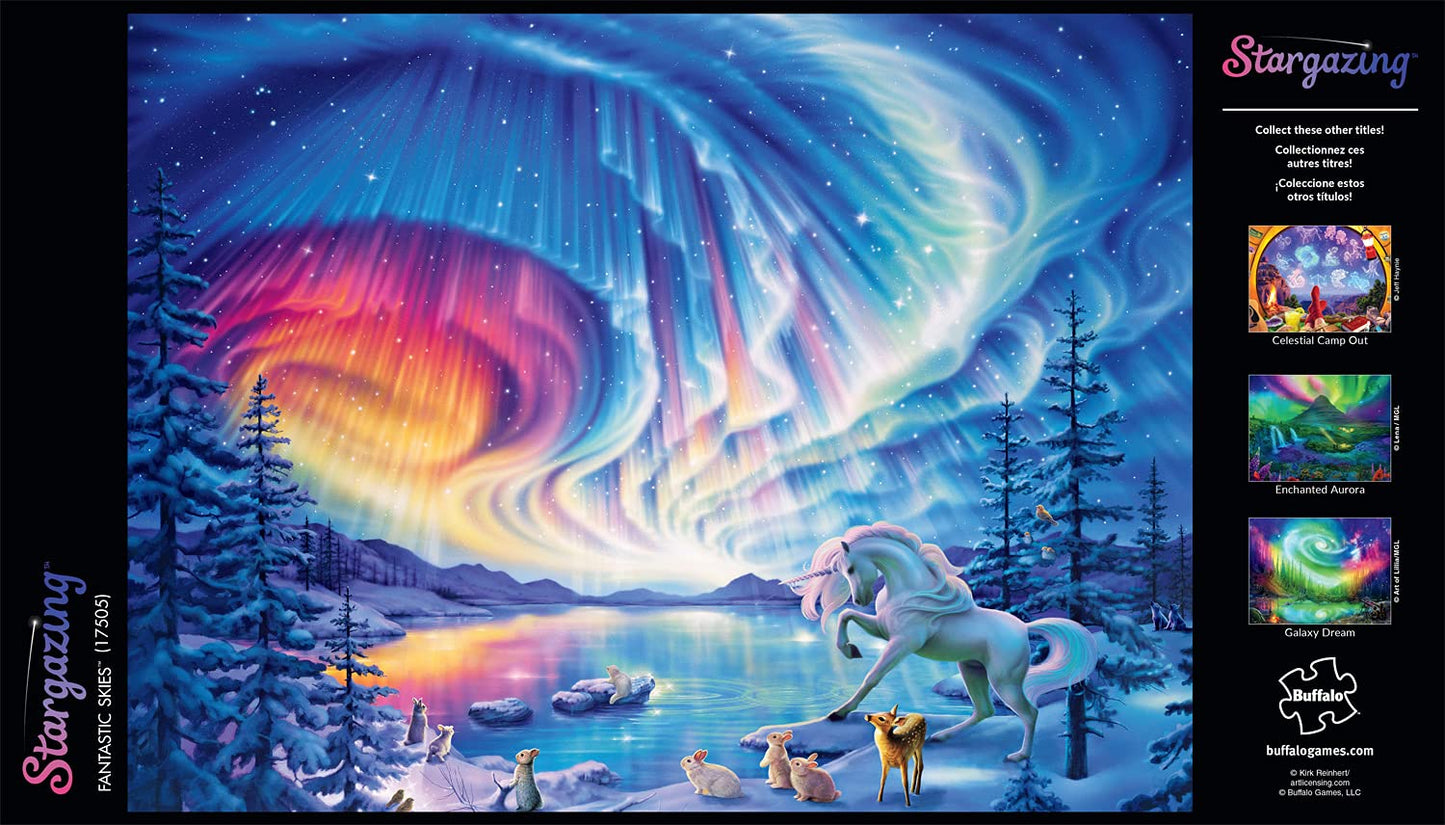 Buffalo Games - Fantastic Skies - 750 Piece Jigsaw Puzzle For Adults Challenging Puzzle Perfect For Game Nights - 750 Piece Fini