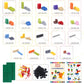 1100 Pieces Building Bricks, Compatible With Lego Classic Building Blocks Bulk With Baseplates, Doors Windows And Wheels, Stem C