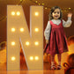 Imprsv 4Ft Marquee Light Up Letters N, Large Light Up Letters For Baby Shower Anniversary Wedding Decor, Big Letters For Party D