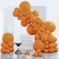 Partywoo Burnt Orange Balloons 120 Pcs Different Sizes Pack Of 18 12 10 5 Inch Terracotta Balloon Arch Kit Garland For Graduation Thanksgiving Halloween Fall Birthday Party Decorations Orange-F53