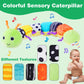 Pau1Hami1ton Baby Toys 0-3-6-12 Months Musical Plush Caterpillar Toy,Newborn Toys with Crinkle and Rattles,Baby Sensory Toys,New