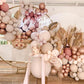 Boho Balloon Garland Arch Kit 147Pcs Fall Balloon Arch Kit Pastel Pink Balloon Garland Double Stuffed Dusty Rose Pink Balloon Ga