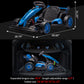 Hetoy 24V Electric Drift Kart For Kids Ages 6-12, Adjustable Seat &Variable Speed(8.5Mph), Eva Silent Wheels & Parent-Approved S