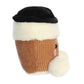 Aurora® Palm Pals™ Essie Coffee Cup™ Plush - 5" Small White Stuffed Animal for Kids & Collectors, Perfect for Gifts & Room Decor