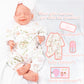 Kuiceo Reborn Baby Dolls That Lifelike -17 Inch Full Body Silicone Sleeping Baby Girl Handmade Face Realistic Body Details For C