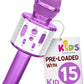Move2Play, Kids Karaoke Microphone | Includes Bluetooth & 15 PreLoaded Nursery Rhymes | Birthday Gift for Girls, Boys & Toddler