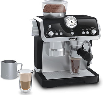 Casdon DeLonghi La Specialista Barista Coffee Machine  Toy Coffee Machine For Children Aged 3+  Features Realistic Sounds & Magi