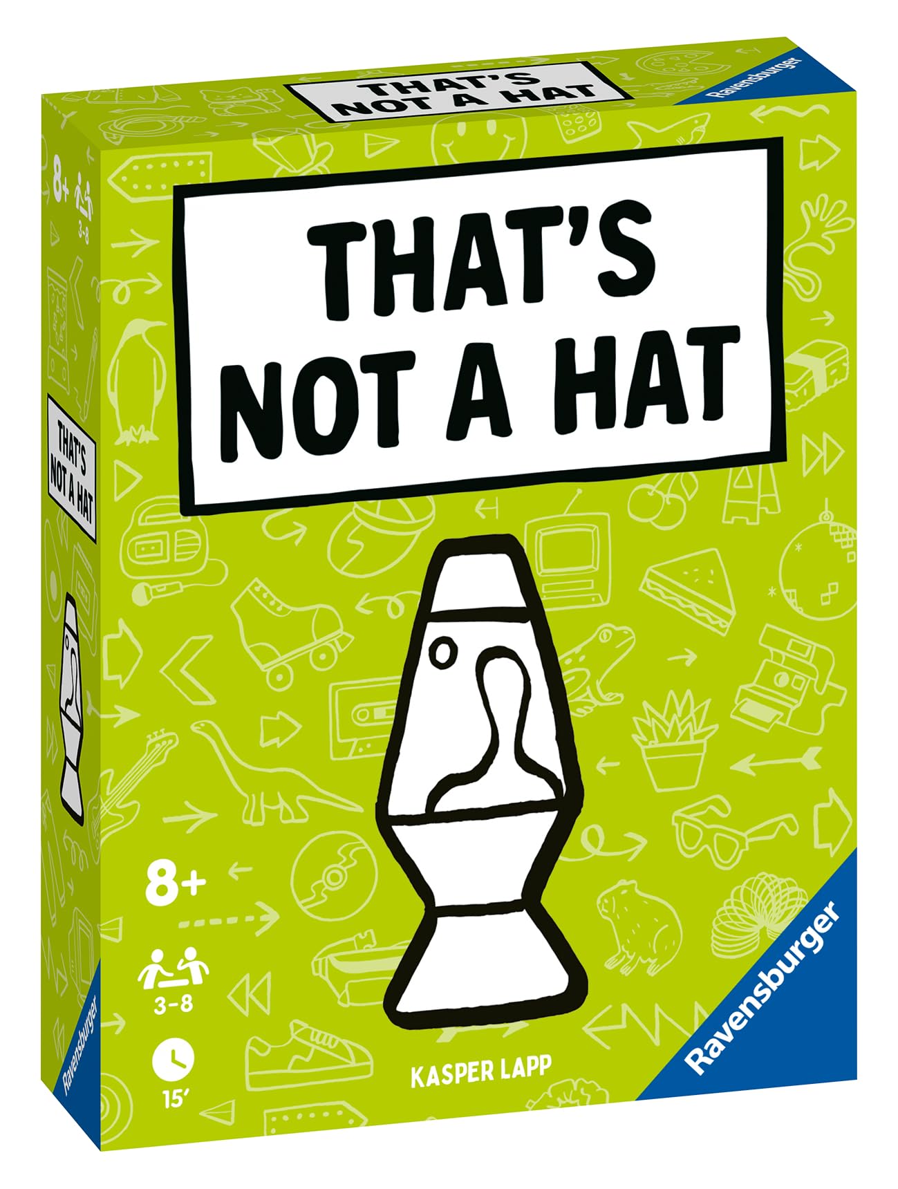 Ravensburger That’s Not A Hat Card Game - Fun Bluffing & Memory Game for 3-8 Players, Travel Friendly, Multicolor, Medium Size