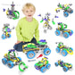 107Pcs Motorized Erector Sets For Kids Ages 4 5 6 7 8+,Stem Building Toys For Boys Girls 3-5 4-8 5-7 6-8 Year Old,Engineering Ki