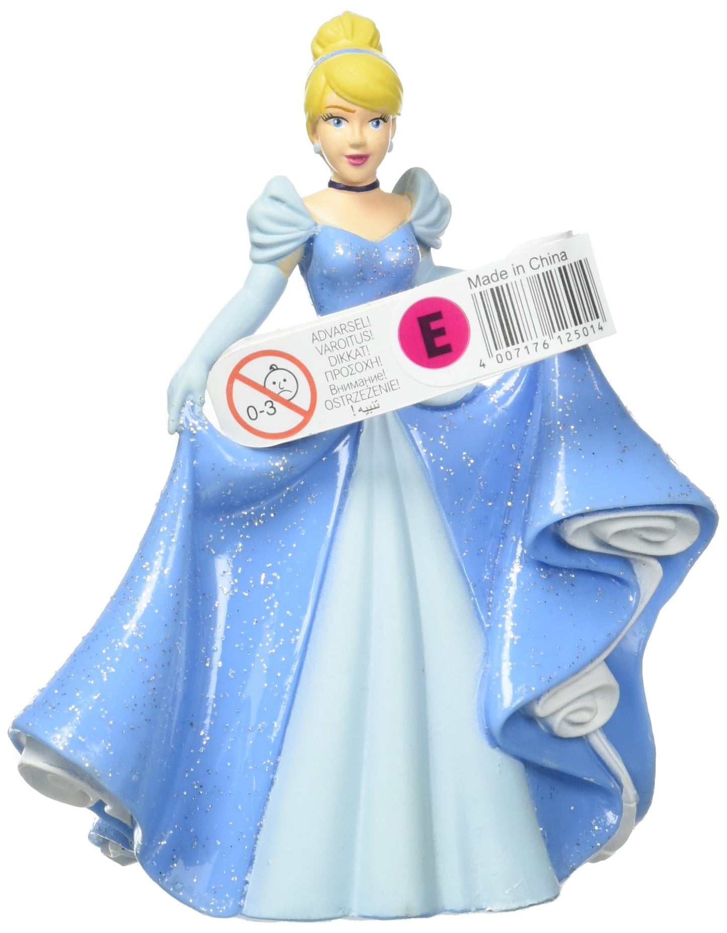 Bullyland Cinderella Action Figure - 4.13" Plastic Toy, Blue - Model 12501