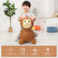 Inpany Monkey Bouncy Horse Hopper Toys, Toddlers Bouncing Zoo Animal Toys, Kid Hopping Buddies, Inflatable Ride On Rubber Bouncer, Outdoor Indoor Baby Birthday Gifts Toy For 2 3 4 Year Old Girls Boys
