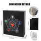 Wtvidas Mtg Card Deck Box - 2400+ Card Storage Box With 4 Supporters & 10 Colorful Dividers For Magic The Gathering Cards,Tcg De