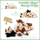 Maogolan 4 Pcs Horse Plush Stuffed Animal, Large Stuffed Mommy Horse With Babies Pony Toys Plushies,Horse Stuffed Animal Bulk Fo
