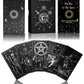 Wjpc Silver Foil Tarot Cards With Guide Book Set&Gift Box For Beginner& Expert. Original Design Tarot Decks, Tarot Cards Decks
