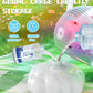 Rechargeable Bubble Machine with Colorful LED Light - Make Large Bubbles - 600mL Automatic Bubble Maker for Kids - Outdoor Party