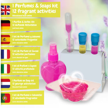 Science4You Perfumes & Soaps - Perfume And Soap Making Kit For Kids - Educational Science Kits With 12 Science Experiments For Kids - Craft Sets For Girls And Boys - Science Kits For Kids Age 8 9 10+