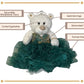 KINNEX COLLECTIONS SINCE 1997 20 Quince Anos Quinceanera Last Doll Teddy Bear with Dress (Centerpiece) ~ ARC16831-23R (Aqua)
