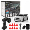 Volerusher Rc 1/43 Scale Mini Rc Drift Car With Gyroscope - Micro Small With Full Proportional Rtr 2.4Ghz Remote 2 Tire Sets 8 C