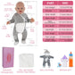 Vollence 23 Inch Full Body Silicone Baby Doll That Look Real Weighted Silicone Real Baby Doll For Kid Birthday Gift New Year Gifts - Boy