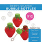 Berry-Shaped Bubble Bottles, 12 Pieces