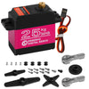 25Kg High Torque Rc Servo Digital Servo Full Metal Gear Waterproof With 2 25T Servo Horn Compatible With 1/6,1/8, 1/10, 1/12 Rc