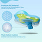 Free Swimming Baby Inflatable Swim Float with Sun Canopy, Small, Blue, PVC, Model 6013, for Ages 3-36 Months