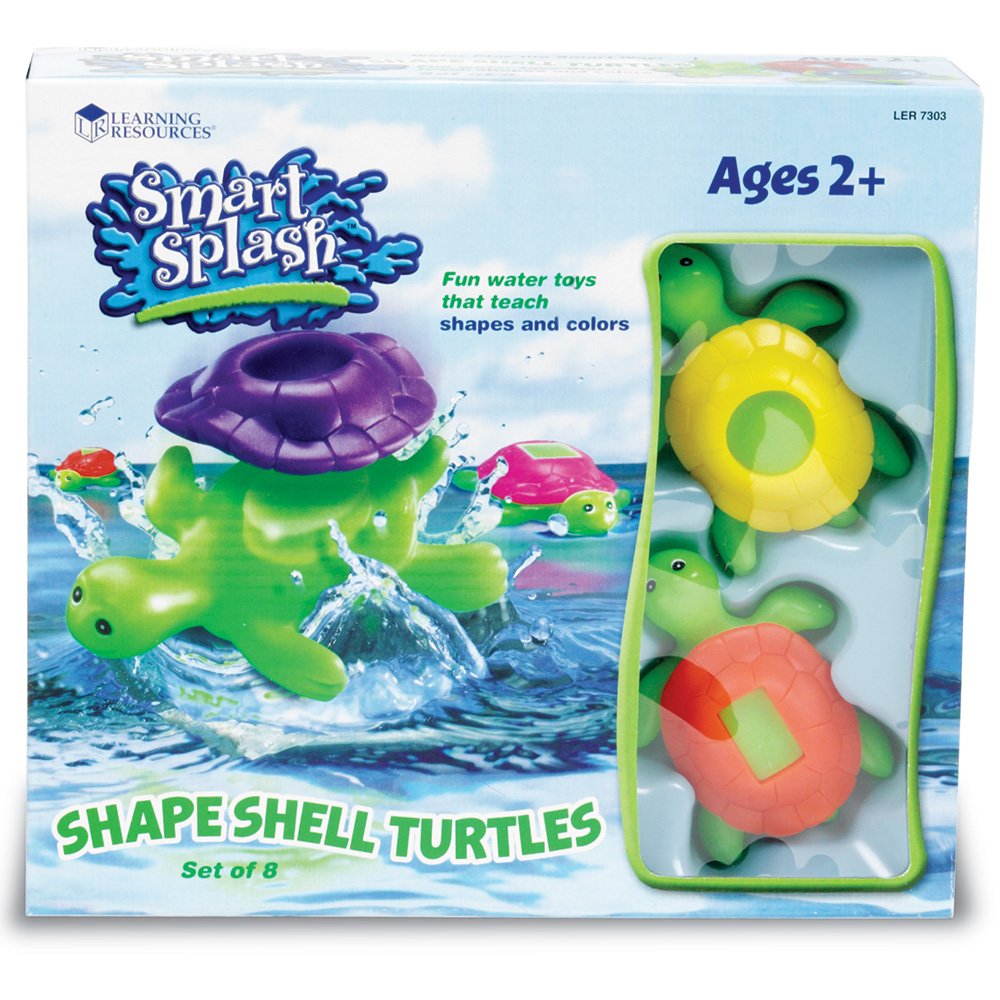 Learning Resources Shape Shell Turtles, Set Of 8
