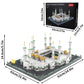 CAXIMSY Building Blocks Set - Great Mosque of Mecca Model, 2291 Pieces, Large, Plastic, Mjdqzs Architecture, Model 6220