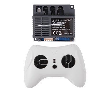 Ride On Car 2.4G Bluetooth Remote Control and JR1932RX-P-24V Receiver Control Box Motherboard Kit for Electric Ride On Car