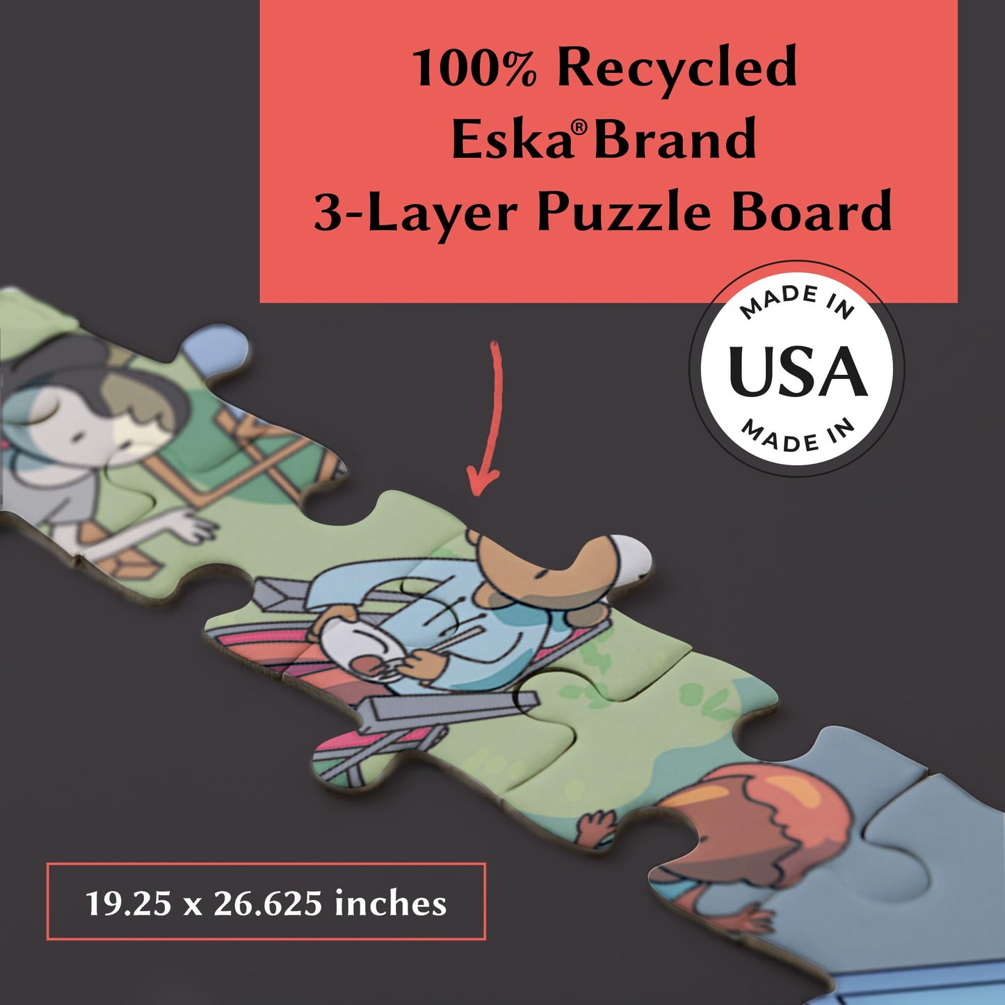 da Vinci's Room Time Warp Puzzle - 1000 Pieces Jigsaw, Chipboard, 26.625 x 19.25 in, Day Night Series, Challenging Design