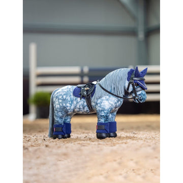 Lemieux Toy Pony Bandages For Toy Pony - Fleece - Simple Fastening - Suitable For Ages 3 Years + - Ink Blue