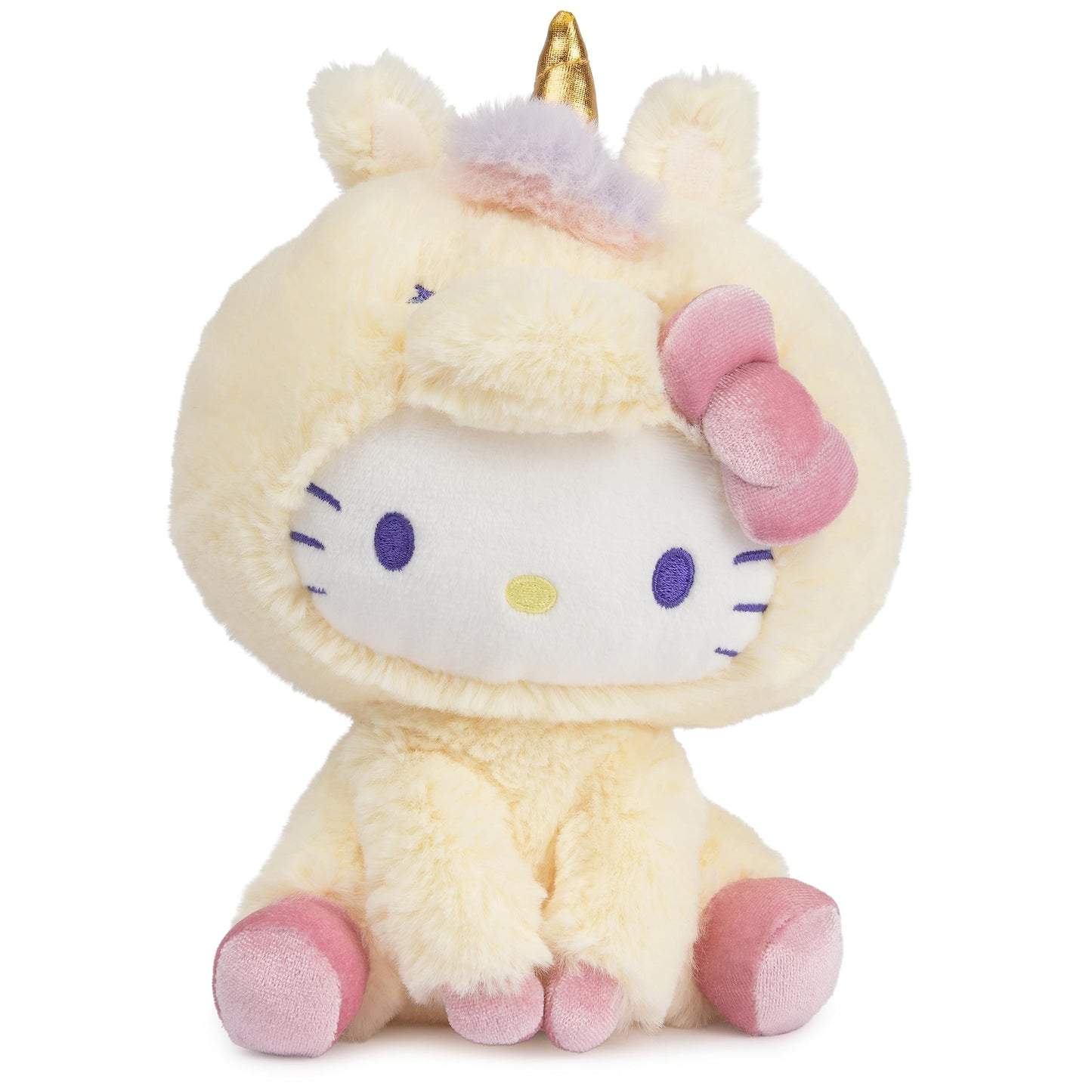 GUND Sanrio Hello Kitty Unicorn Plush Toy  enhanced Stuffed Animal for Ages 1 and Up  Yellow  6 