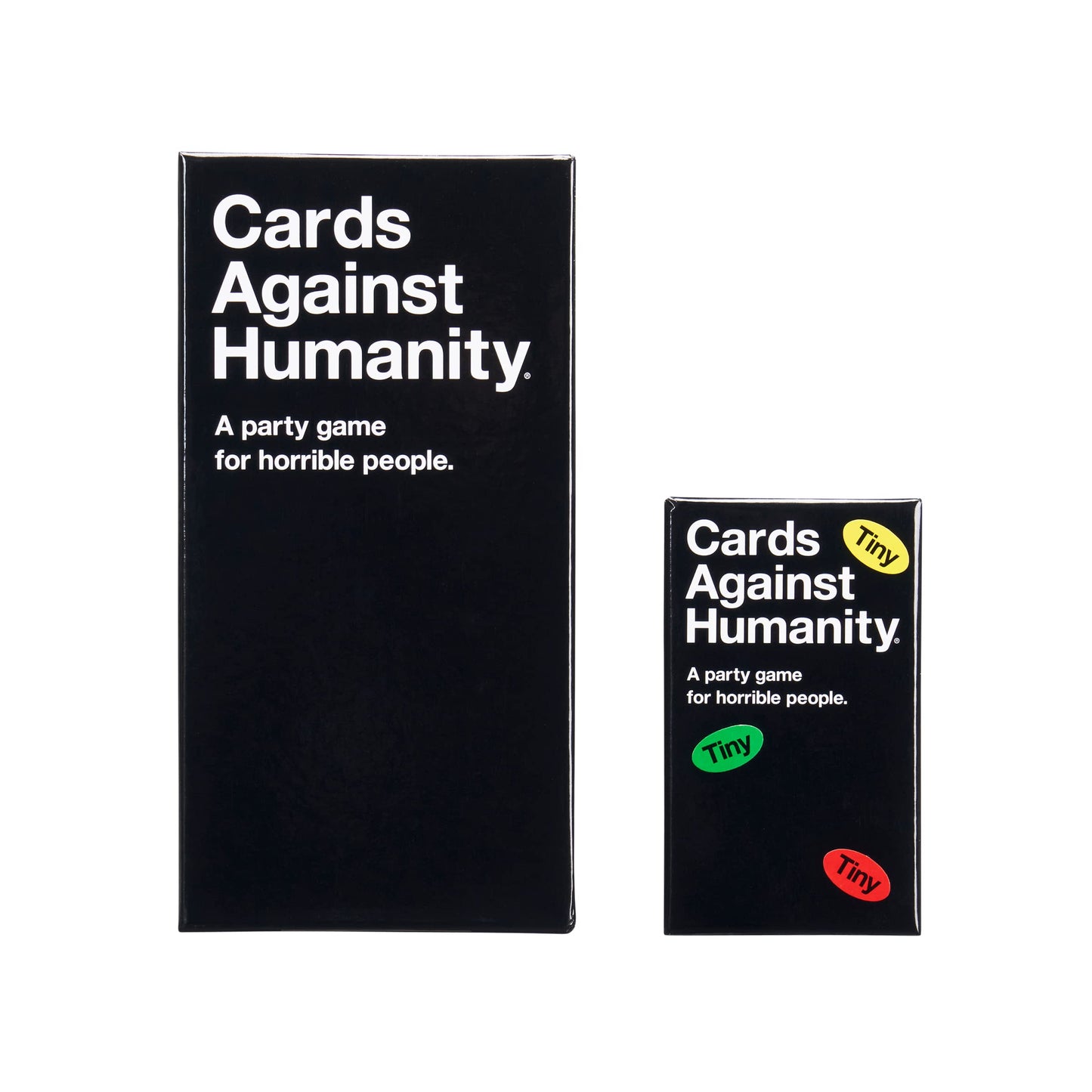 Cards Against Humanity Tiny Edition - Miniature Game with 600 Cards, Model MG-TI, Paper Material