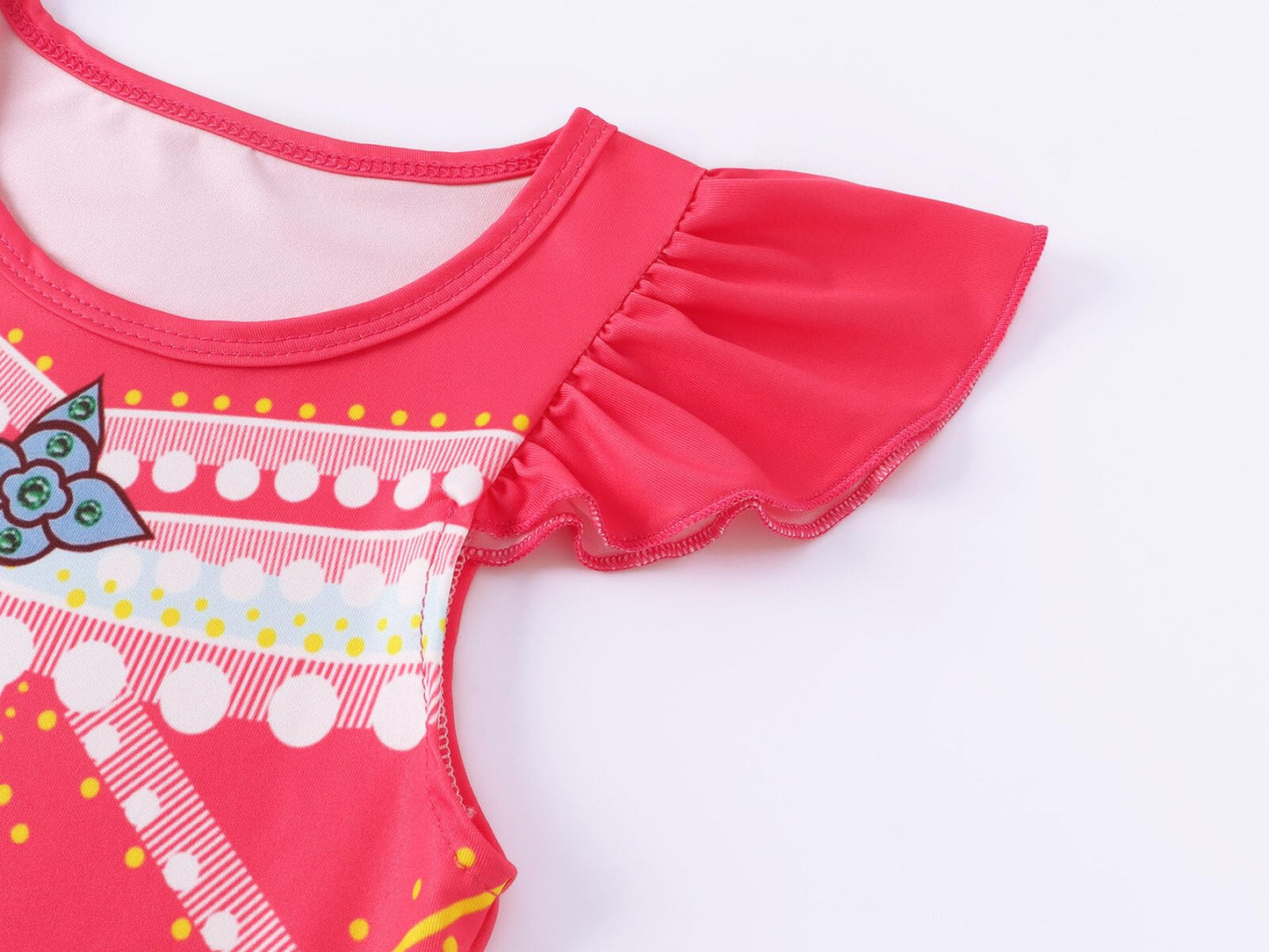 Sukyfecde Princess Dress For Toddler Girls Halloween Costume Outfits Birthday Dress Up Clothes Size 7-8 Red