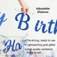 Blue Happy Birthday Decorations for Men, Happy Birthday Banner with Blue Happy Birthday Garland and Stars, NO DIY Birthday Party