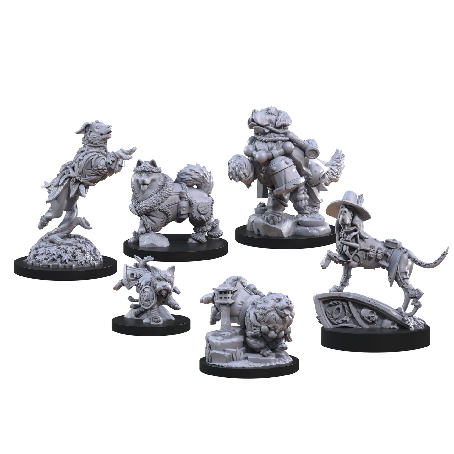 Animal Adventures: Dogs Of The Faraway Sea Roleplaying Miniatures 5E Compatible