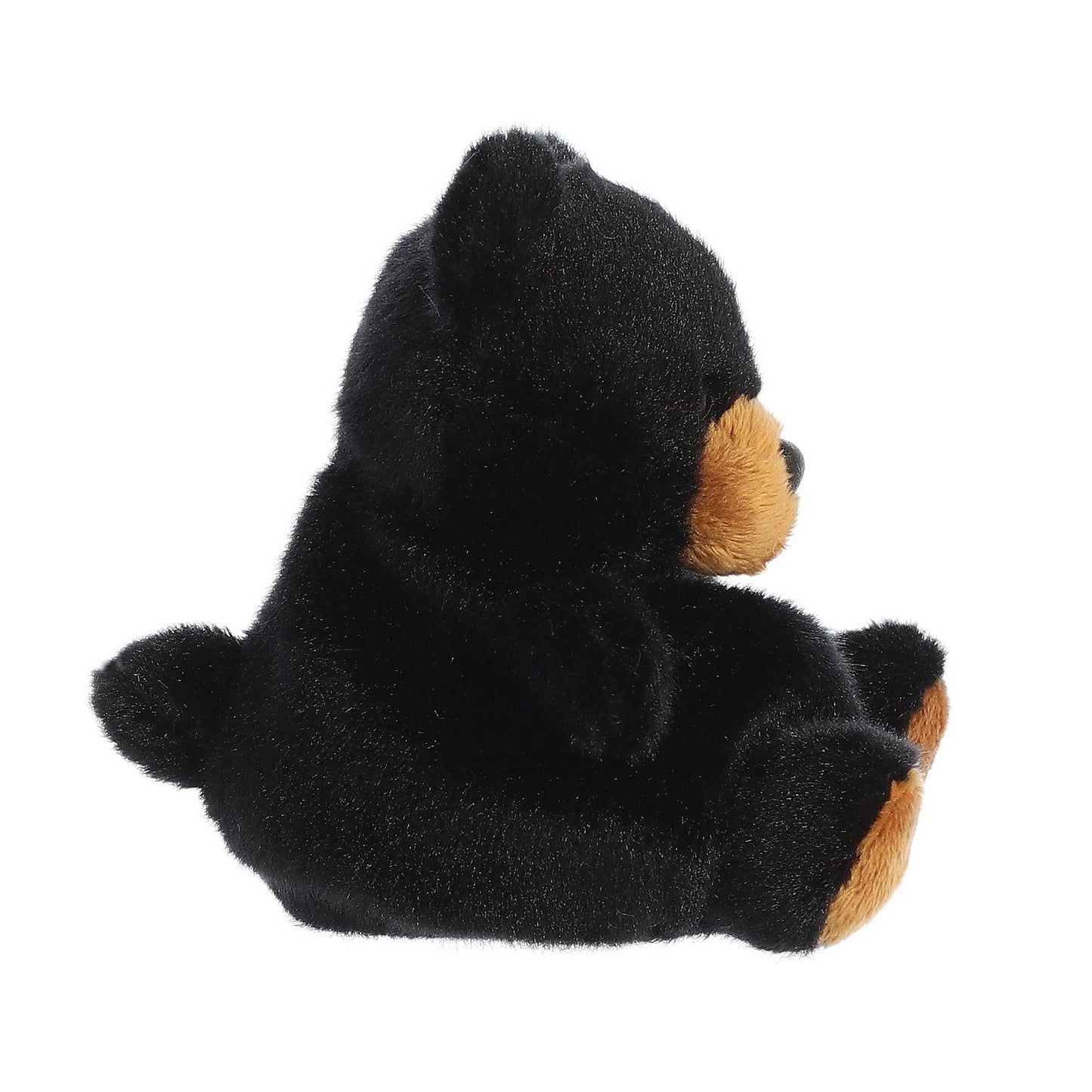 Aurora    Adorable Palm Pals    Sleepy Bear    Stuffed Animal - Pocket-Sized Fun - On-The-Go Play - Black 5 Inches