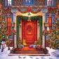 White Mountain Christmas Puzzles 1000 Pieces Winter Theme Jigsaw Puzzle For Adults And Family - Christmas Lights