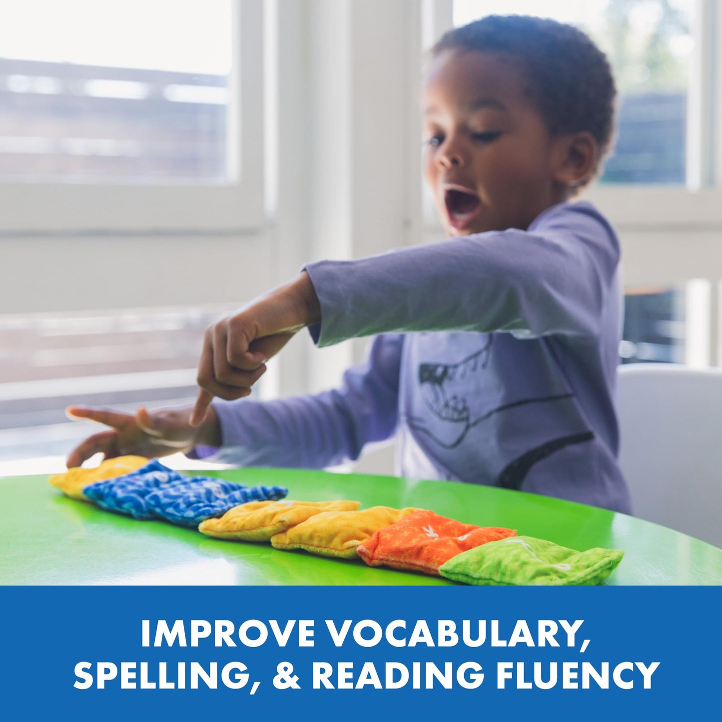 Educational Insights Sight Word Bean Bags - Tactile Bean Bags for Kids Classroom, Toddler Learning Activities, Gift for Kids Age